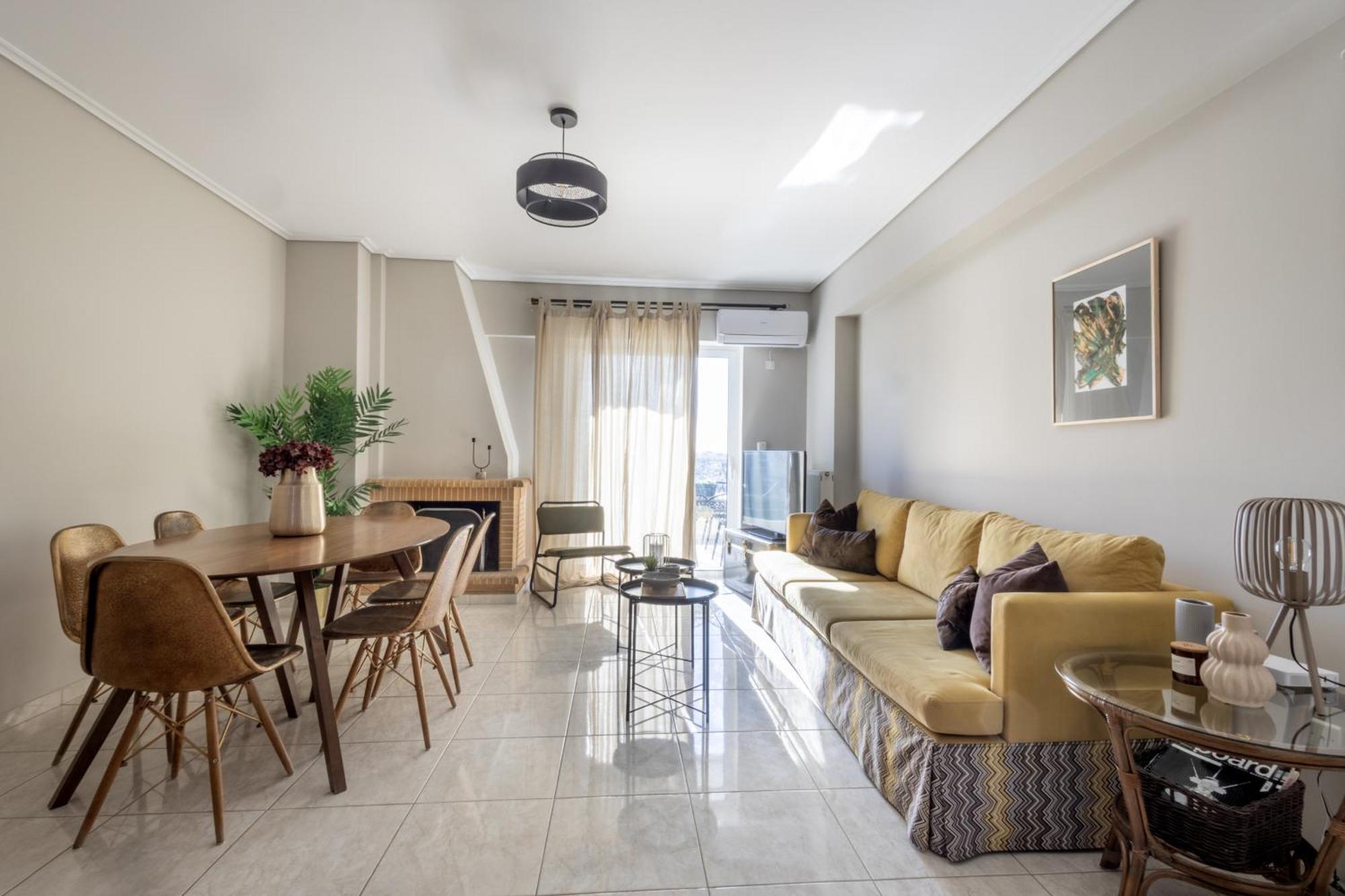 Renovated 3 Bedroom Apt With Acropolis View Athens Exterior photo